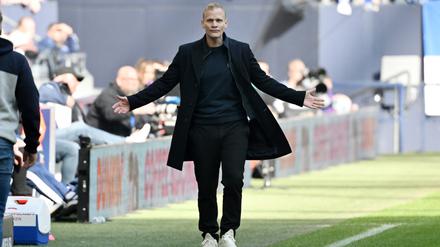 Für die Schalker und ihren Trainer Geraerts geht es in dieser Spielzeit nur noch darum, den Klassenerhalt zu schaffen.