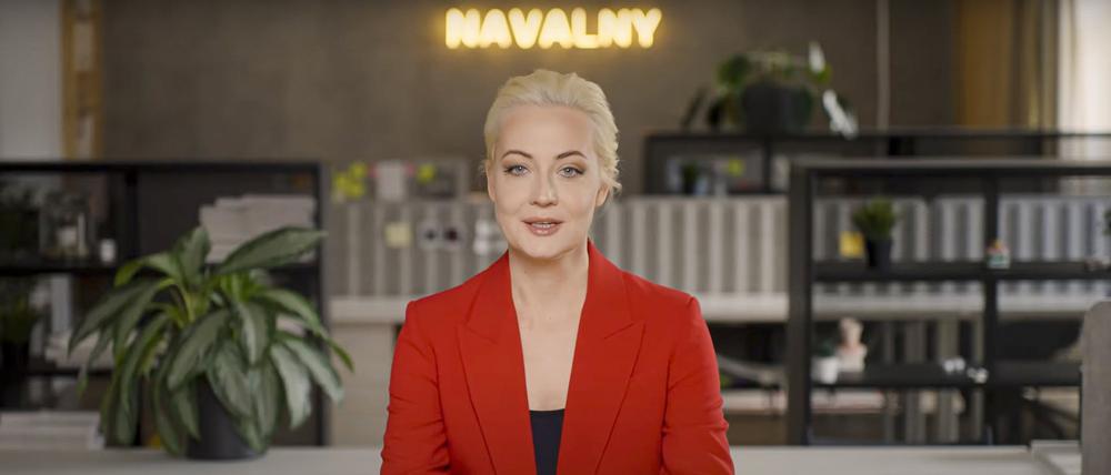 Julia Nawalnaja, Witwe des russischen Oppositionsführers Alexey Nawalny.