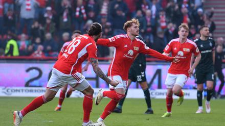 Yorbe Vertessen erzielte sein erstes Tor für den 1. FC Union Berlin.