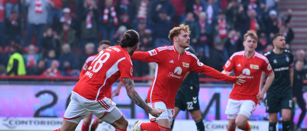 Yorbe Vertessen erzielte sein erstes Tor für den 1. FC Union Berlin.