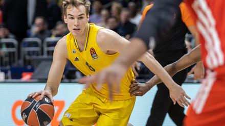 Malte Delow war gegen Tübingen gemeinsam mit Marin Hermannsson stärkster Werfer bei Alba. Beide erzielten je 17 Punkte.