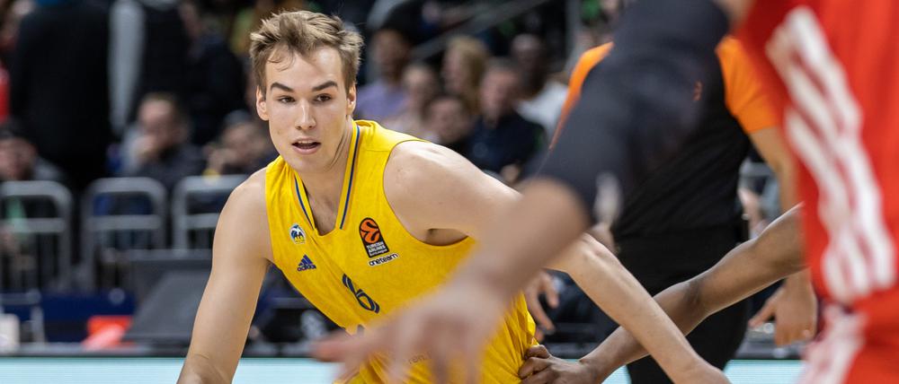 Malte Delow war gegen Tübingen gemeinsam mit Marin Hermannsson stärkster Werfer bei Alba. Beide erzielten je 17 Punkte.