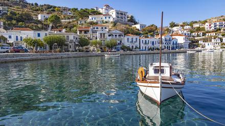 Das ersehnte Idyll: im Hafen einer griechischen Insel.