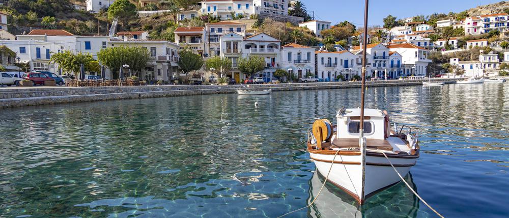 Das ersehnte Idyll: im Hafen einer griechischen Insel.