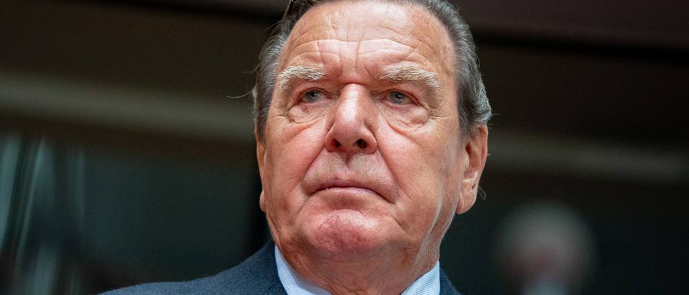Altkanzler Gerhard Schröder (SPD)
