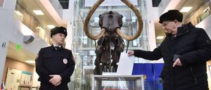 Stimmabgabe in Novosibirsk.