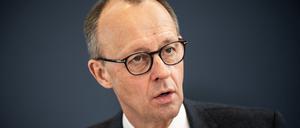 CDU-Chef Friedrich Merz bei einem Bundestagstermin Mitte März.