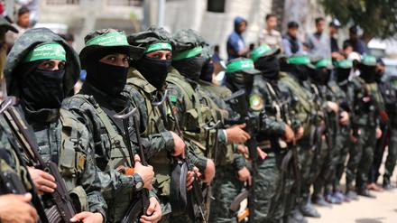 Die Kassam-Brigaden, die Kämpfer der Hamas (Archivbild).
