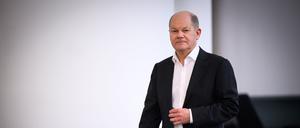 Bundeskanzler Olaf Scholz (SPD) kommt zur konstituierenden Sitzung des Expertenrates „Gesundheit und Resilienz“.