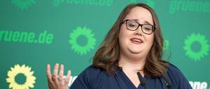 Ricarda Lang spricht sich gegen eine Verschärfung des Streikrechts aus.