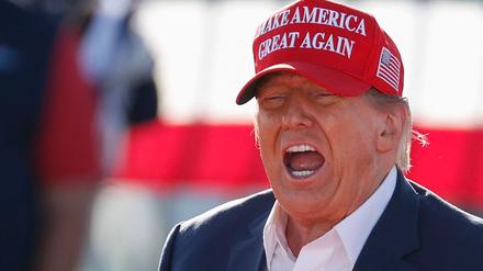 Donald Trump kann eine Millionen-Strafzahlung nicht garantieren.