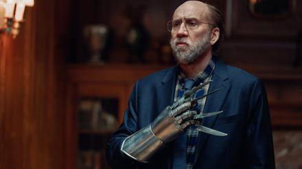 HANDOUT - 12.12.2023, ---: Nicolas Cage in einer Szene des Films «Dream Scenario» (undatierte Filmszene). Der Film kommt am 21.03.2024 in die deutschen Kinos. (zu dpa-Kinostarts) Foto: ---/DCM Film/dpa - ACHTUNG: Nur zur redaktionellen Verwendung im Zusammenhang mit einer Berichterstattung über den Film und nur mit vollständiger Nennung des vorstehenden Credits +++ dpa-Bildfunk +++