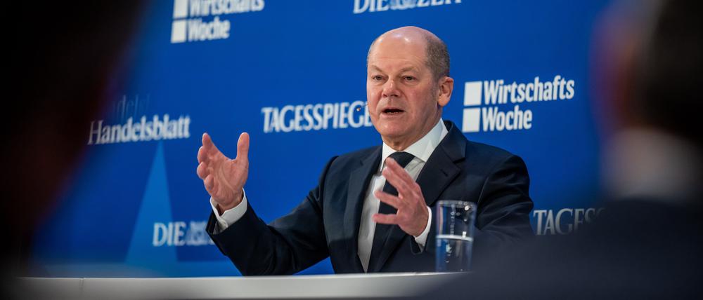 Bundeskanzler Olaf Scholz (SPD)