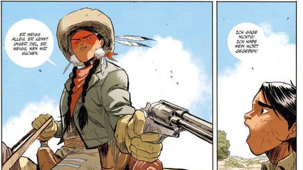 Eine Seite aus dem Comic „Hoka Hey!“