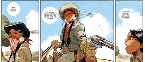 Eine Seite aus dem Comic „Hoka Hey!“
