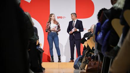 Luise Lehmann (SPD) und Raed Saleh (SPD).