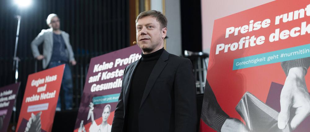 Martin Schirdewan ist Vorsitzender der Linkspartei und zugleich ihr Spitzenkandidat zur Europawahl.