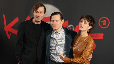 David Kross, Joel Basman und Liv Lisa Fries (von links) sind die Stars des Abends
