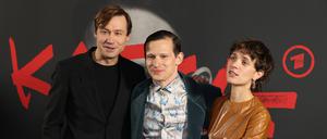David Kross, Joel Basman und Liv Lisa Fries (von links) sind die Stars des Abends