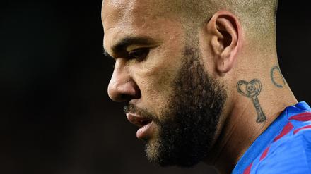 Barcelona’s Brazilian defender Dani Alves.
