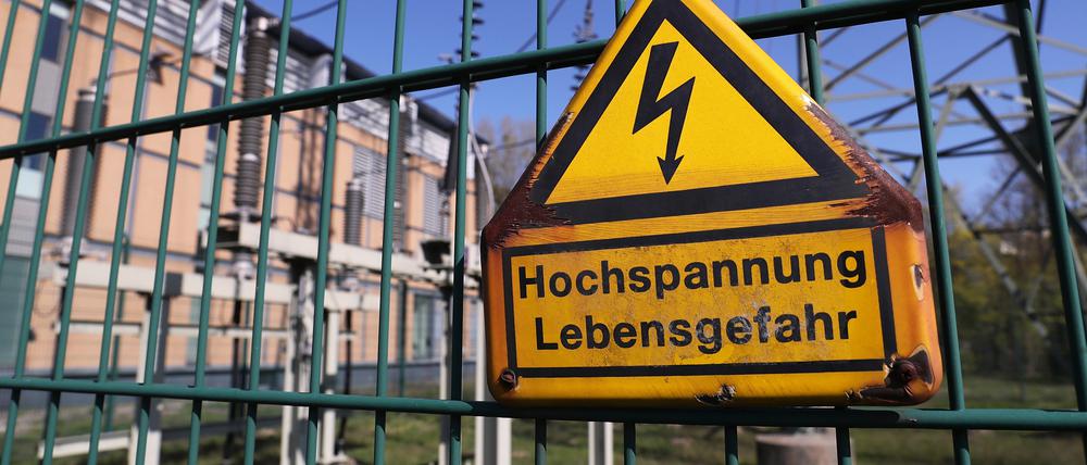 Umspannwerk in Potsdam. Strom Energie Oranienburg Energiewende Hochspannung (Symbolbild)