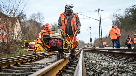 Bahnbaustelle in Bochum