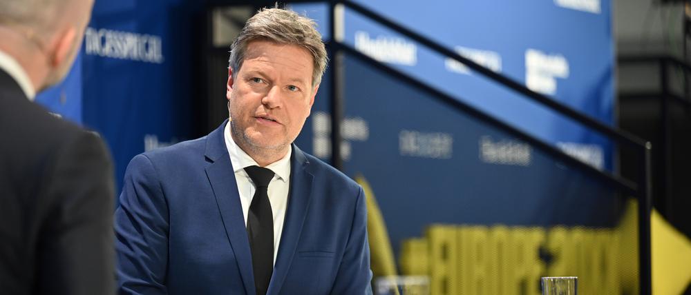 Verteidigt Bundeskanzler Olaf Scholz gegen Kritik: Wirtschaftsminister Robert Habeck (Grüne).