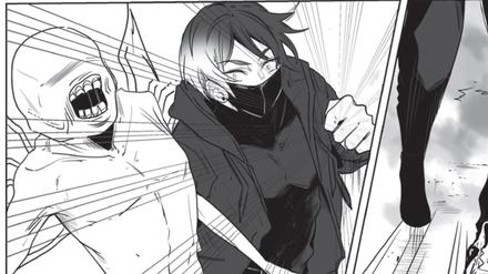 Eine Szene aus dem Manga „Monster Forest“ von Ren M. Pape.
