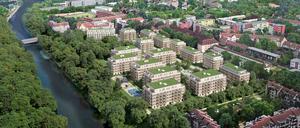 Bauprojekt Greenpark auf dem ehemaligen Blub-Gelände in Neukölln.