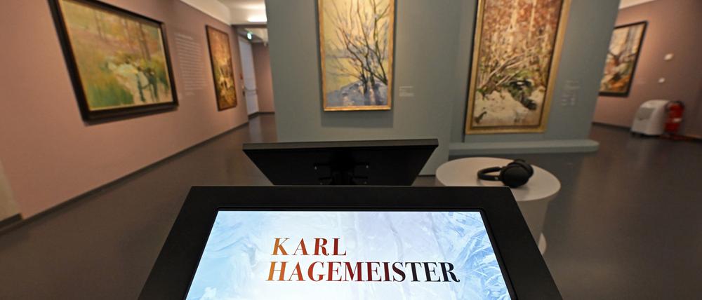 Potsdam, 19.03.2024, Lokales, Potsdam Museum, Sonderausstellung: „Karl Hagemeister. »Die Natur ist groß« – jahreszeitliche Impressionen“, Foto: Ottmar Winter PNN ACHTUNG: Foto ist ausschließlich für redaktionelle Berichterstattung der PNN und des TGSP! Eine kommerzielle Nutzung, z.B. Werbung, ist ausgeschlossen. Die Weitergabe an nicht autorisierte Dritte, insbesondere eine weitergehende Vermarktung über Bilddatenbanken, ist unzulässig.