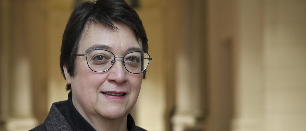 Karin Klingen, Präsidentin des Rechnungshofs Berlin, im Abgeordnetenhaus im Jahr 2022.