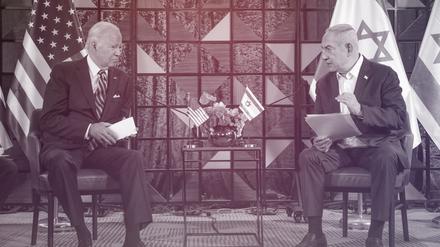 Keine Freunde: US-Präsident Joe Biden und Israels Premier Benjamin Netanjahu.