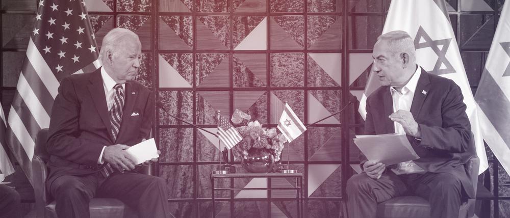 Keine Freunde: US-Präsident Joe Biden und Israels Premier Benjamin Netanjahu.