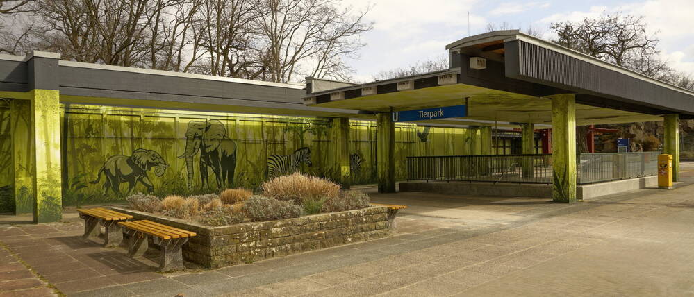 Der Berliner Tierpark im Ortsteil Friedrichsfelde