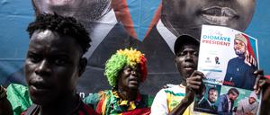 Bassirou Diomaye Faye und Ousmane Sonko, hier noch als Oppositionsvertreter im Präsidentschaftswahlkampf, leiten mittlerweile die Geschicke des Landes.
