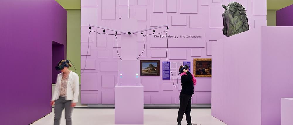 Blick in die Ausstellung im Humboldt Forum.