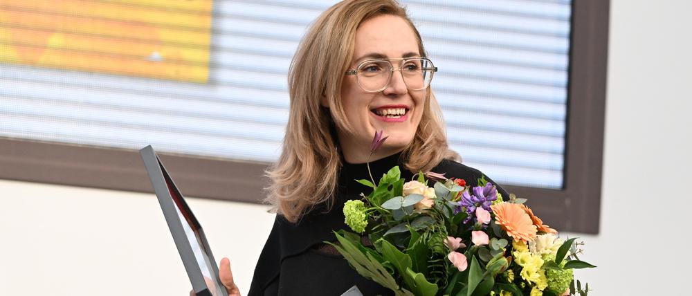 Barbi Markovi hat den Preis der Leipziger Buchmesse in der Kategorie Belletristik für ihr Buch „Minihorror“ gewonnen.