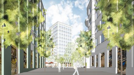 Das höchste Gebäude im neuen Quartier wird ein 13-Geschosser sein.