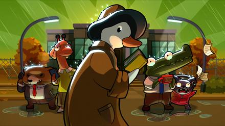 Eugene McQuacklin, der Protagonist von „Duck Detective: The Secret Salami“