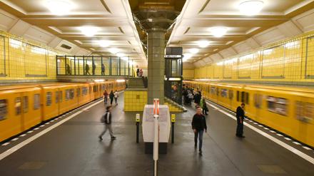 Blick in den U-Bahnhof Hermannplatz. (Archivbild)