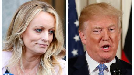 Donald Trump soll Zahlungen an Stephanie Clifford, auch bekannt unter ihrem Künstlernamen Stormy Daniels, unrechtmäßig verbucht haben. 