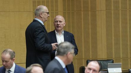 Kai Wegner und Dietmar Woidke.