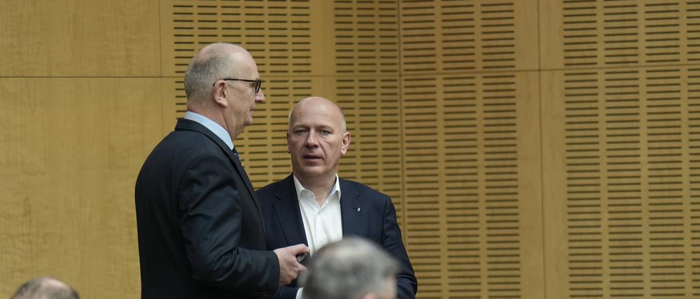 Kai Wegner und Dietmar Woidke.