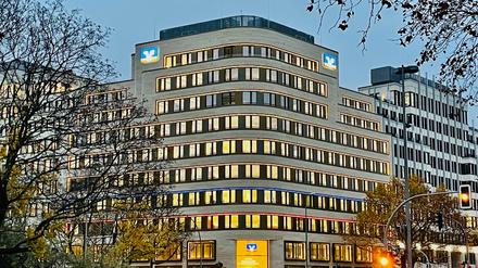Die neue Zentrale der Berliner Volksbank in der Bundesallee 206 in Berlin-Wilmersdorf.