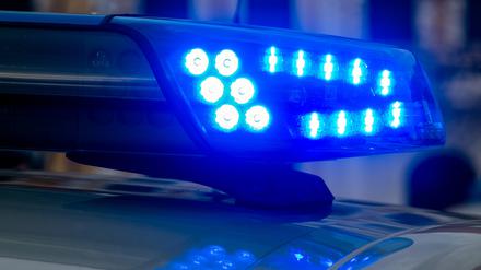 Eine Polizeisirene (Symbolbild).