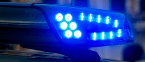 Eine Polizeisirene (Symbolbild).