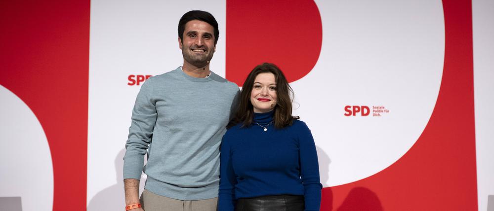 Kandidatenduo: Kian Niroomand und Jana Bertels.