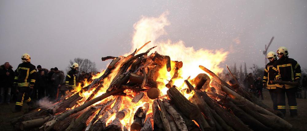 Zahlreiche Osterfeuer finden in diesem Jahr in Potsdam statt.