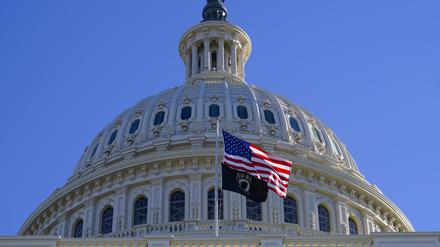 Die US-amerikanische Fahne.