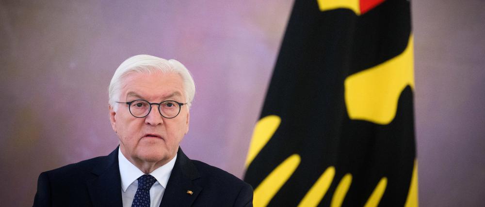 Bundespräsident Frank-Walter Steinmeier wurde von der Union aufgefordert, das Gesetz nicht zu unterzeichnen.
